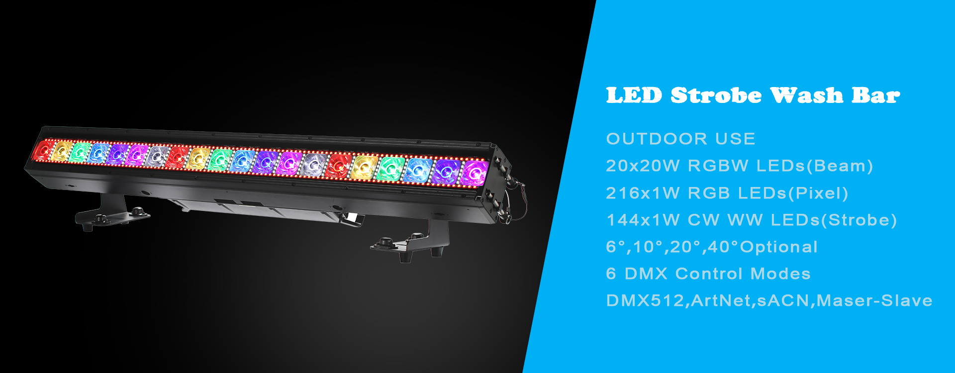 LED Strobe Wash Bar IP65